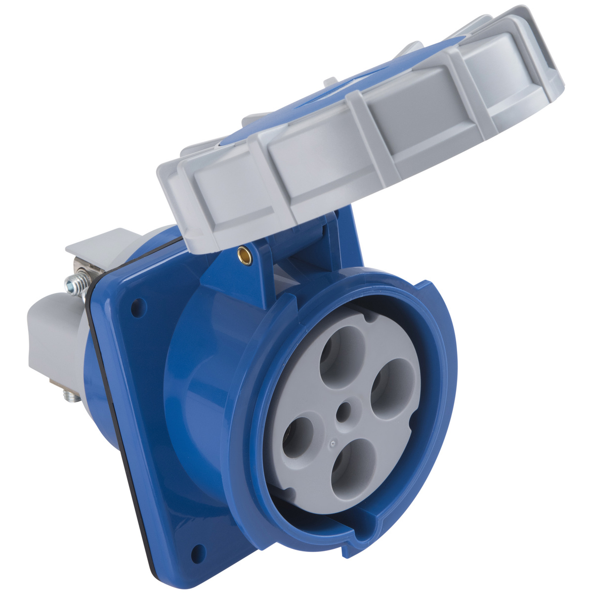 Tomada de Embutir Tramontina 3P+T 125 A 220-250 V 09h IP67 - SKU 56255246 - 6 image number 5