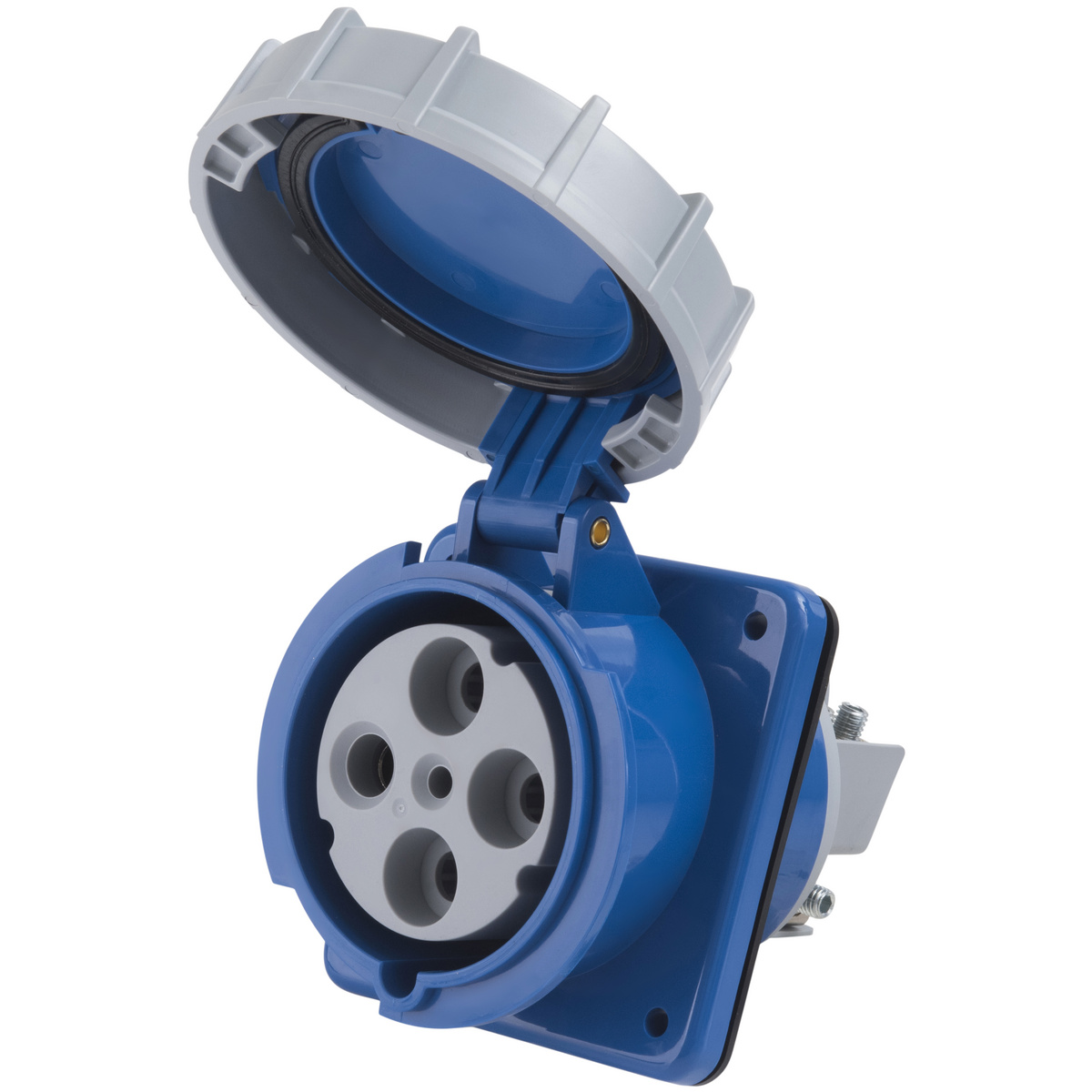 Tomada de Embutir Tramontina 3P+T 125 A 220-250 V 09h IP67 - SKU 56255246 - 7 image number 6