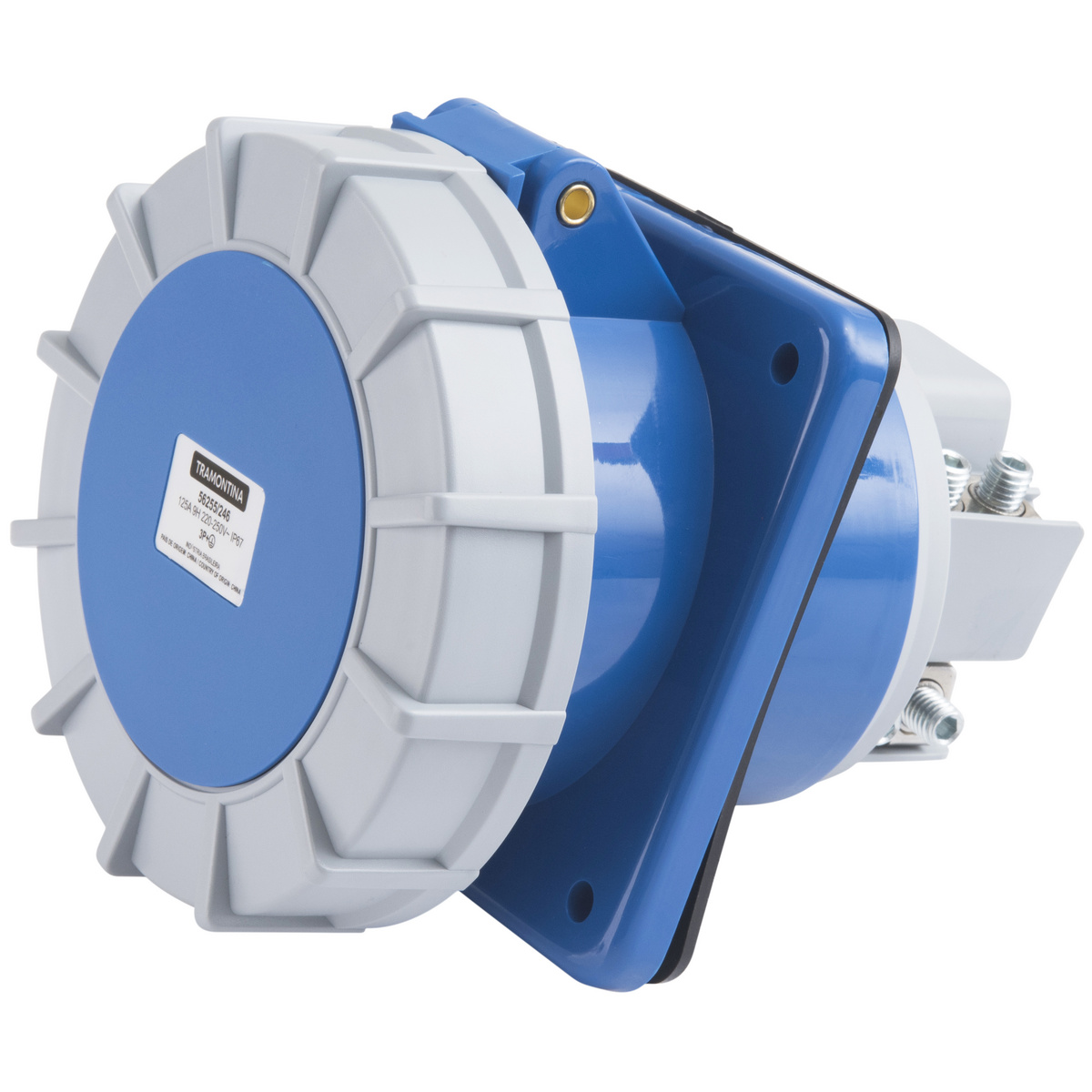 Tomada de Embutir Tramontina 3P+T 125 A 220-250 V 09h IP67 - SKU 56255246 - 9 image number 8