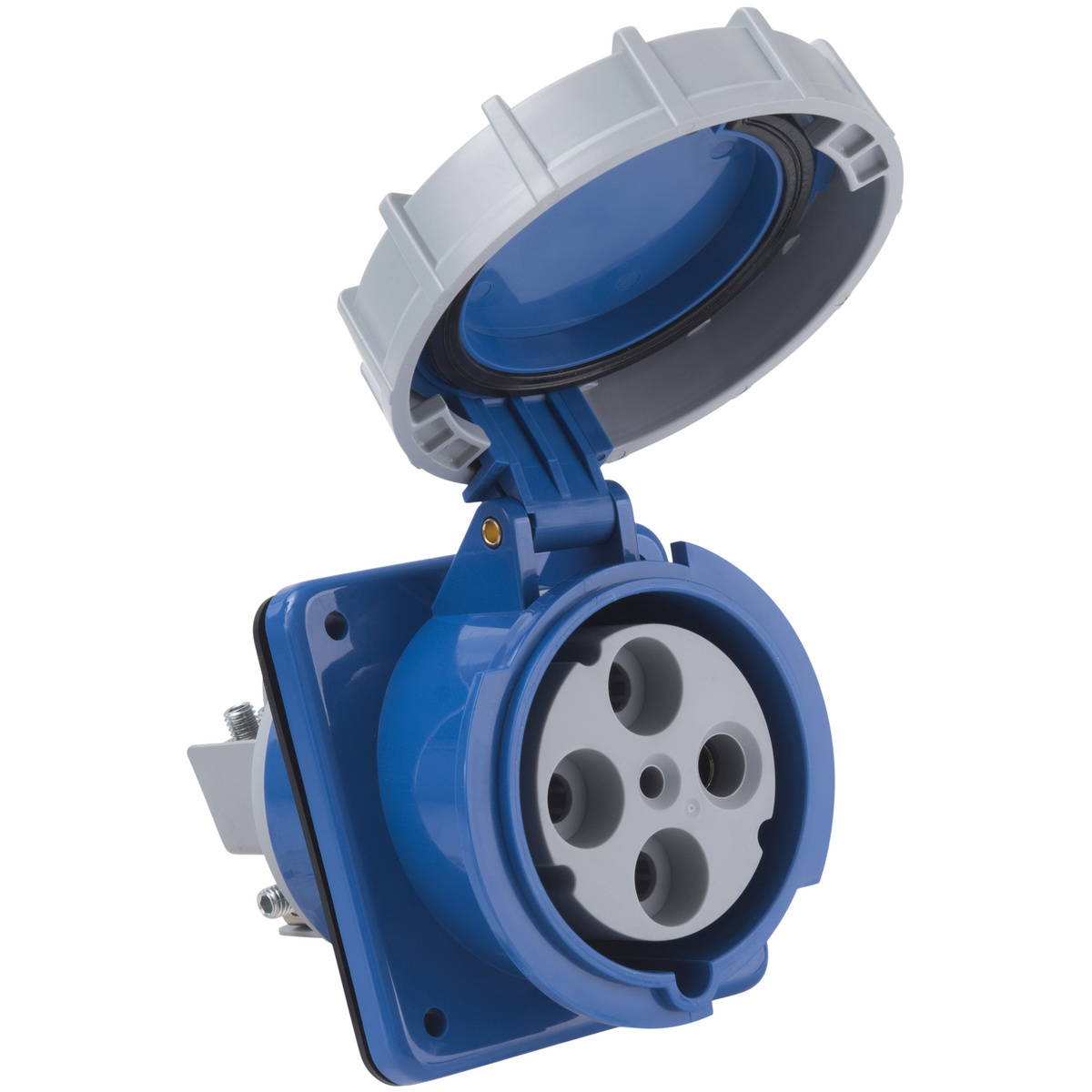 Tomada de Embutir Tramontina 3P+T 125 A 220-250 V 09h IP67 - SKU 56255246 - 1 image number 0