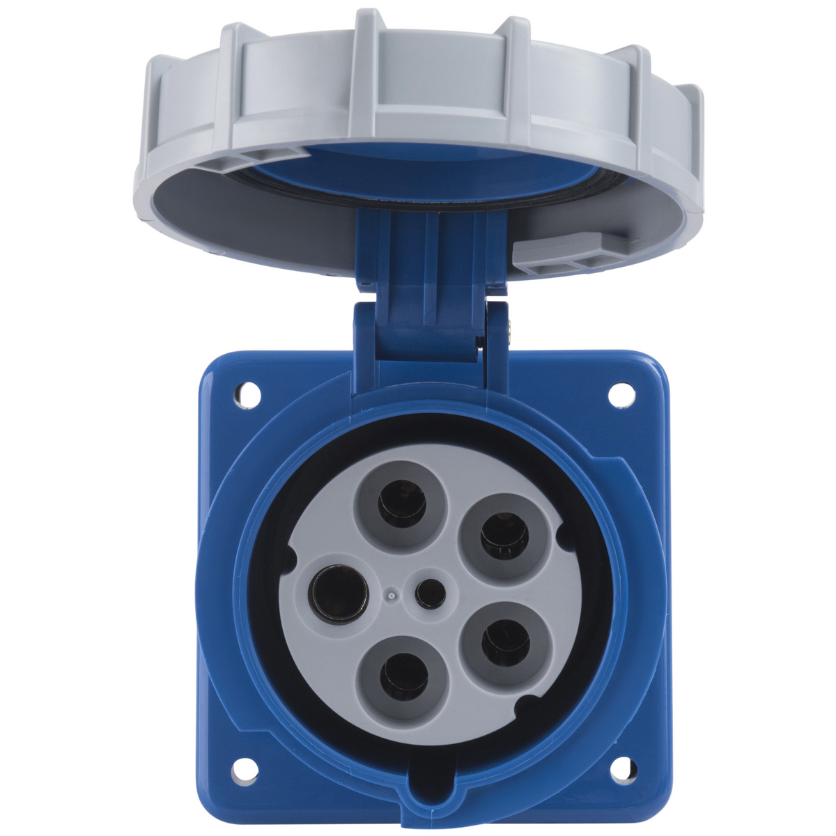 Tomada de Embutir Tramontina 3P+N+T 125 A 220-250 V 09h IP67 - SKU 56255247 - 2 image number 1