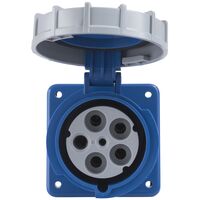 Tomada de Embutir Tramontina 3P+N+T 125 A 220-250 V 09h IP67 - SKU 56255247 - 3 image number 2