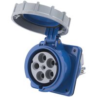 Tomada de Embutir Tramontina 3P+N+T 125 A 220-250 V 09h IP67 - SKU 56255247 - 4 image number 3