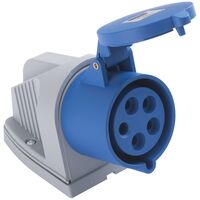 Tomada de Sobrepor Tramontina 3P+N+T 32 A 220-250 V 09h IP44 Cor Azul - SKU 56255328 - 6 image number 5