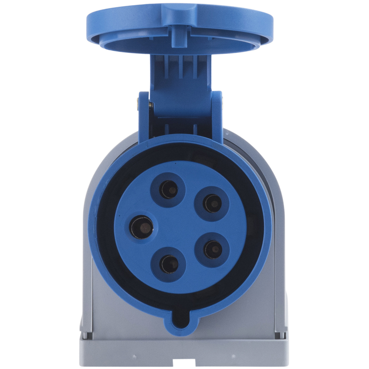 Tomada de Sobrepor Tramontina 3P+N+T 32 A 220-250 V 09h IP44 Cor Azul - SKU 56255328 - 3 image number 2