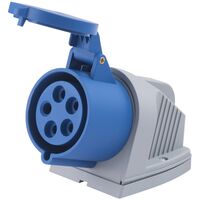Tomada de Sobrepor Tramontina 3P+N+T 32 A 220-250 V 09h IP44 Cor Azul - SKU 56255328 - 3 image number 2