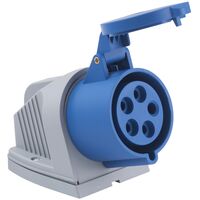 Tomada de Sobrepor Tramontina 3P+N+T 32 A 220-250 V 09h IP44 Cor Azul - SKU 56255328 - 1 image number 0