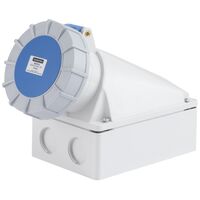 Tomada de Sobrepor Tramontina 3P+T 63 A 220-250 V 09h IP67 Cor Azul - SKU 56255329 - 10 image number 9