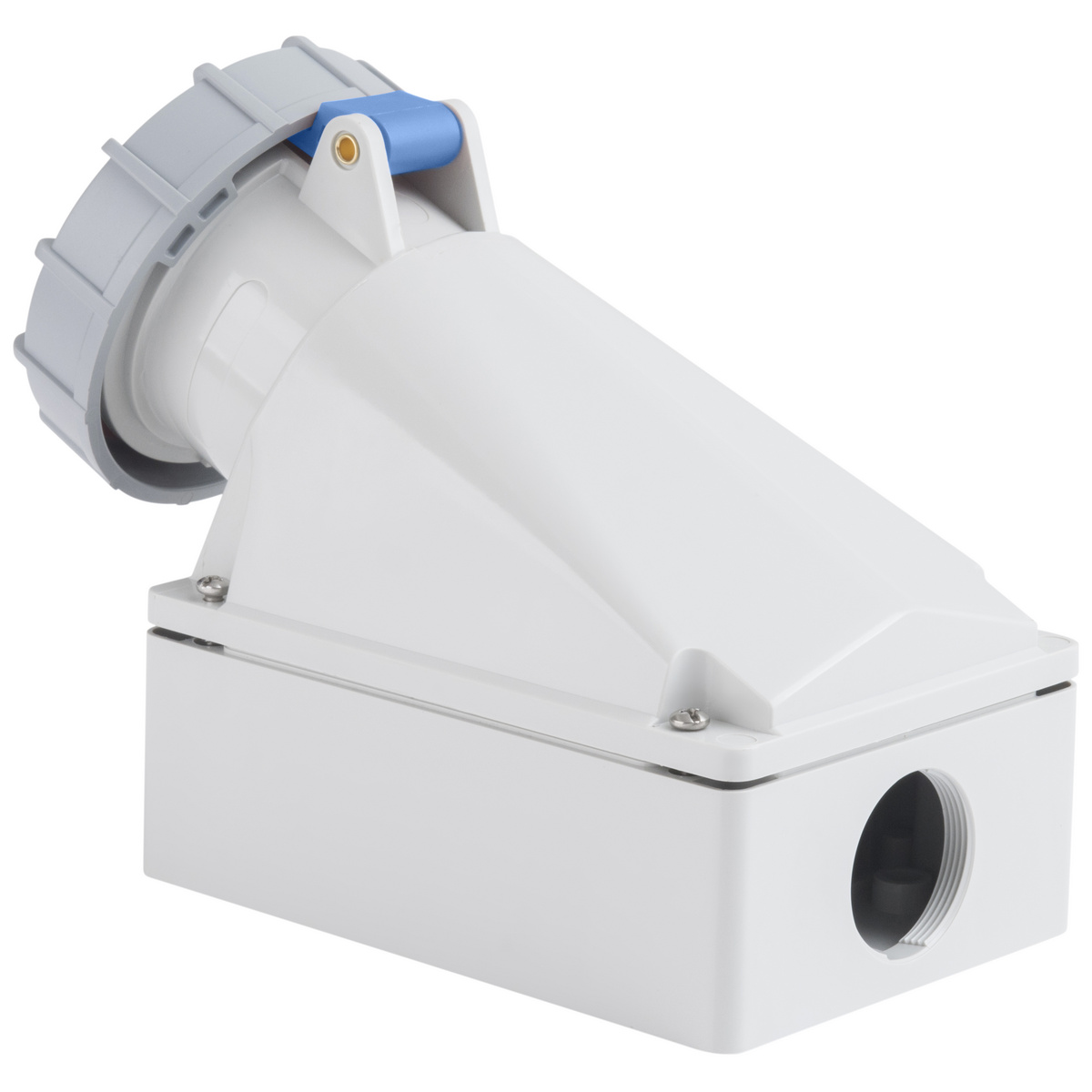 Tomada de Sobrepor Tramontina 3P+T 63 A 220-250 V 09h IP67 Cor Azul - SKU 56255329 - 2 image number 1