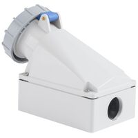 Tomada de Sobrepor Tramontina 3P+T 63 A 220-250 V 09h IP67 Cor Azul - SKU 56255329 - 3 image number 2