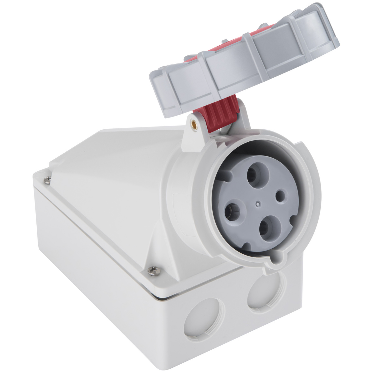 Tomada de Sobrepor Tramontina 2P+T 125 A 380-415 V 06h IP67 Cor Azul - SKU 56255350 - 10 image number 9