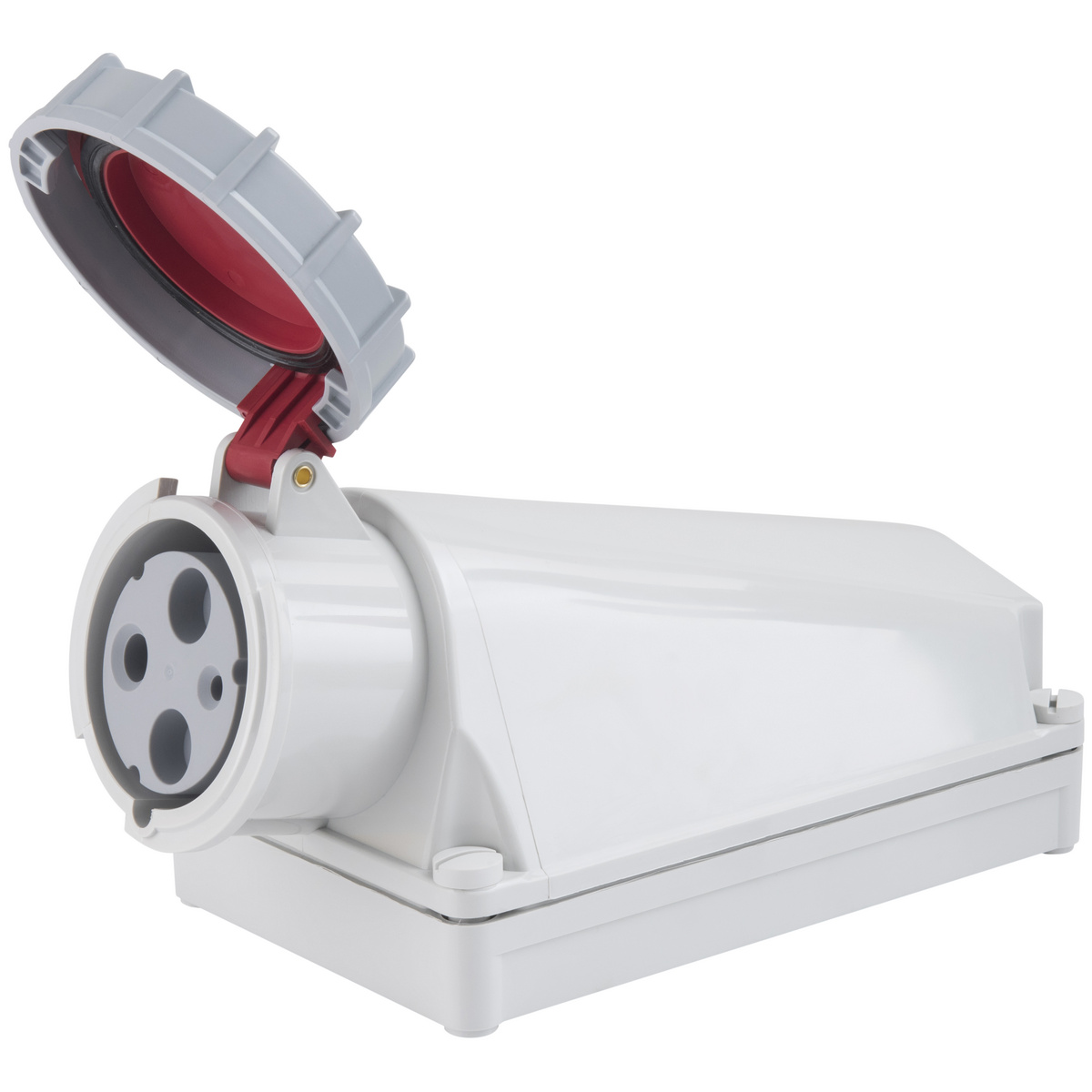 Tomada de Sobrepor Tramontina 2P+T 125 A 380-415 V 06h IP67 Cor Azul - SKU 56255350 - 3 image number 2