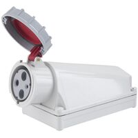 Tomada de Sobrepor Tramontina 2P+T 125 A 380-415 V 06h IP67 Cor Azul - SKU 56255350 - 3 image number 2