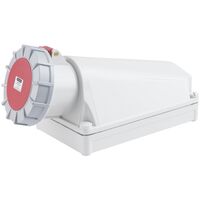 Tomada de Sobrepor Tramontina 2P+T 125 A 380-415 V 06h IP67 Cor Azul - SKU 56255350 - 4 image number 3