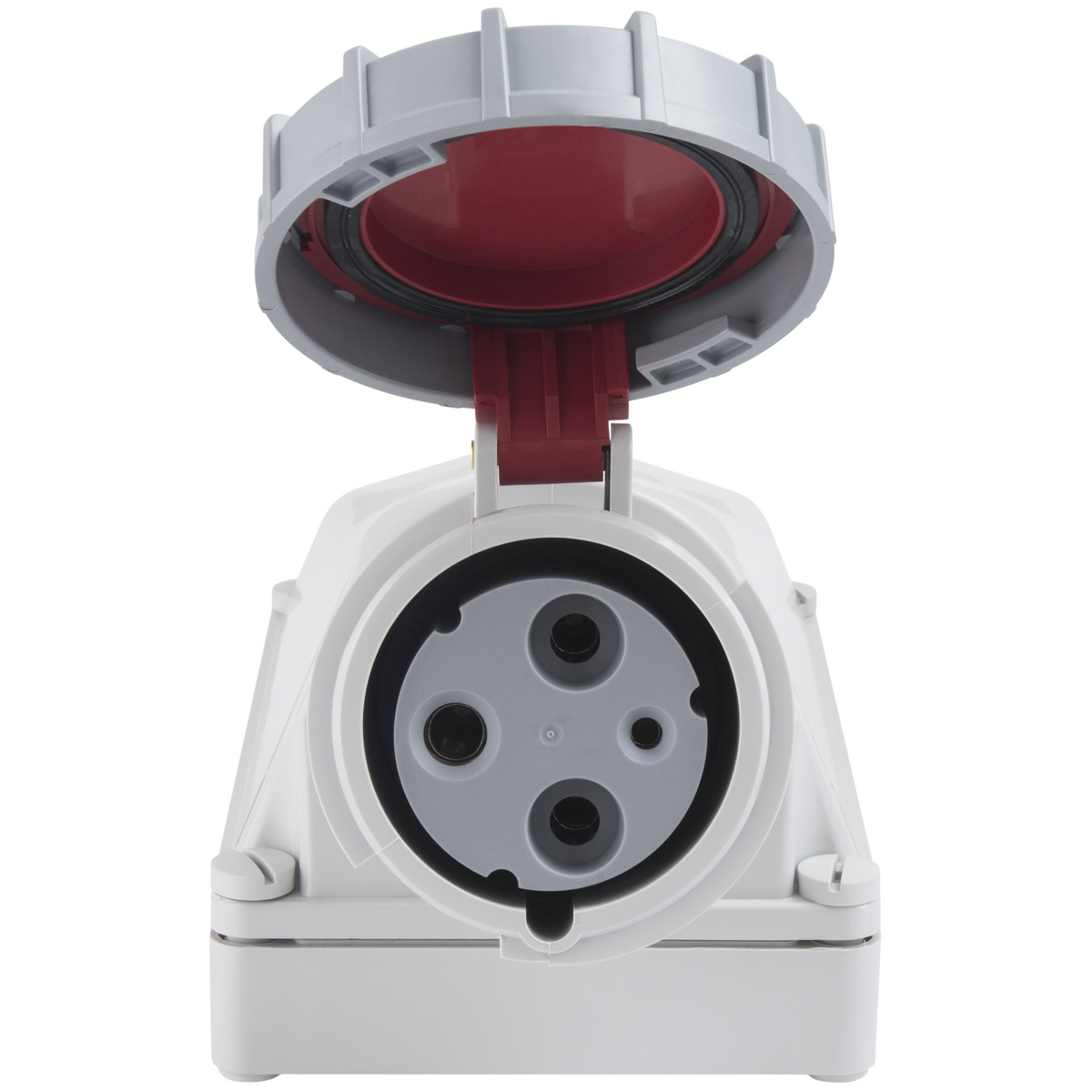 Tomada de Sobrepor Tramontina 2P+T 125 A 380-415 V 06h IP67 Cor Azul - SKU 56255350 - 6 image number 5