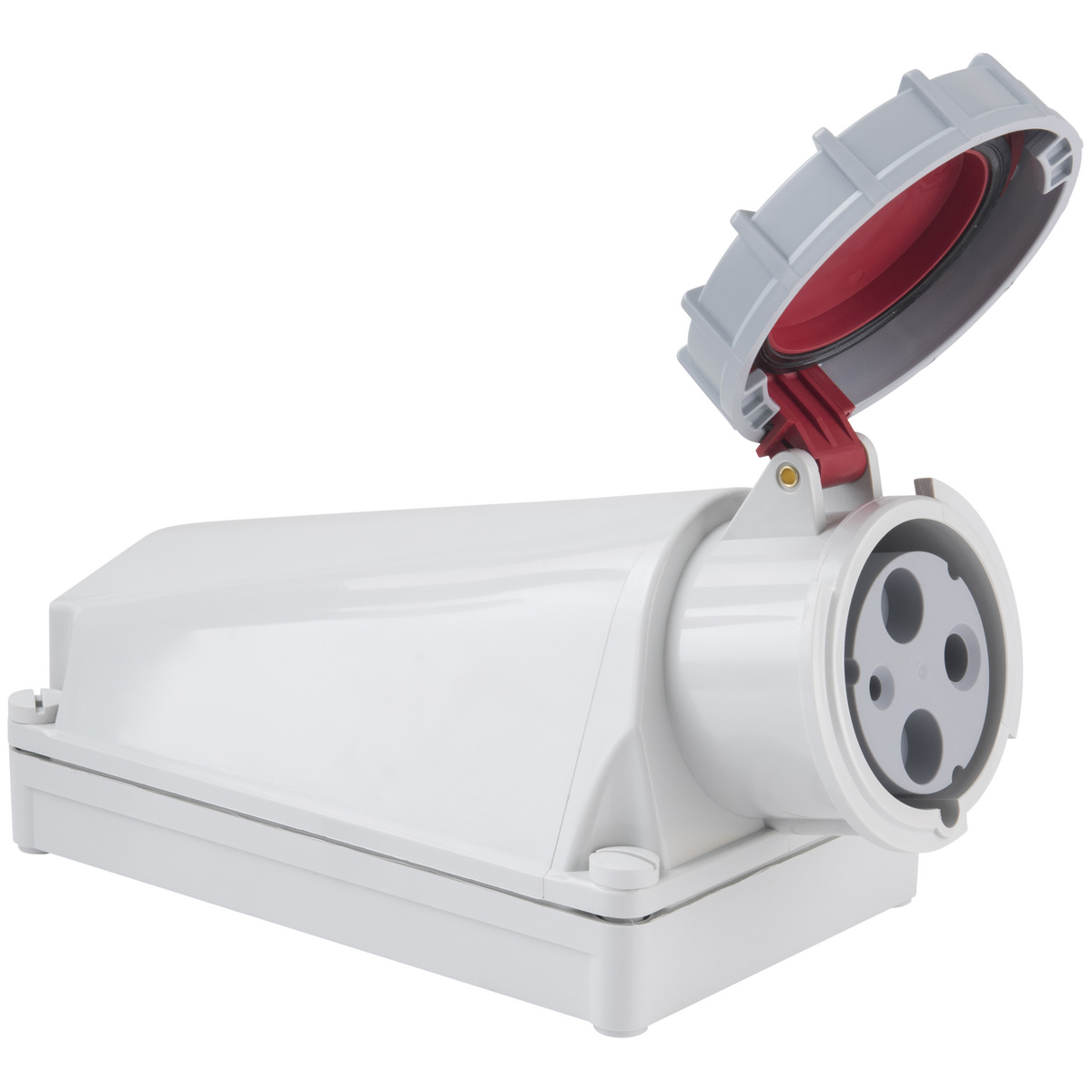 Tomada de Sobrepor Tramontina 2P+T 125 A 380-415 V 06h IP67 Cor Azul - SKU 56255350 - 1 image number 0