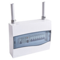 Quadro de Distribui&ccedil;&atilde;o de Sobrepor 12 DIN ou 8 NEMA Tramontina com Porta Transparente - SKU 56300023 - 2 image number 1