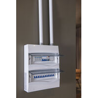 Quadro de Distribui&ccedil;&atilde;o de Sobrepor 24 DIN ou 16 NEMA Tramontina com Porta Transparente - SKU 56300025 - 2 image number 1