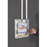 Quadro de Distribui&ccedil;&atilde;o de Sobrepor 24 DIN ou 16 NEMA Tramontina com Porta Transparente - SKU 56300025 - 4 image number 3