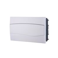 Inlay switchboard with white cover - capacity 18 DIN / 12 NEMA