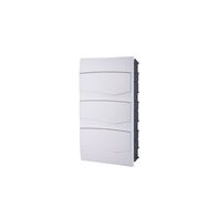 Inlay switchboard with white cover - capacity 36 DIN / 24 NEMA