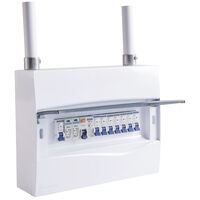 Quadro de Distribui&ccedil;&atilde;o de Sobrepor 18 DIN ou 12 NEMA Tramontina com Porta Branca - SKU 56300074 - 2 image number 1