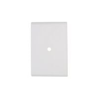 Tramontina?s Liz wall plate 4x2 white with single 9.5 mm hole