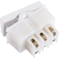 M&oacute;dulo Interruptor Intermedi&aacute;rio Tramontina 10 A 250 V  Branco Cor Branco - SKU 57115003 - 3 image number 2