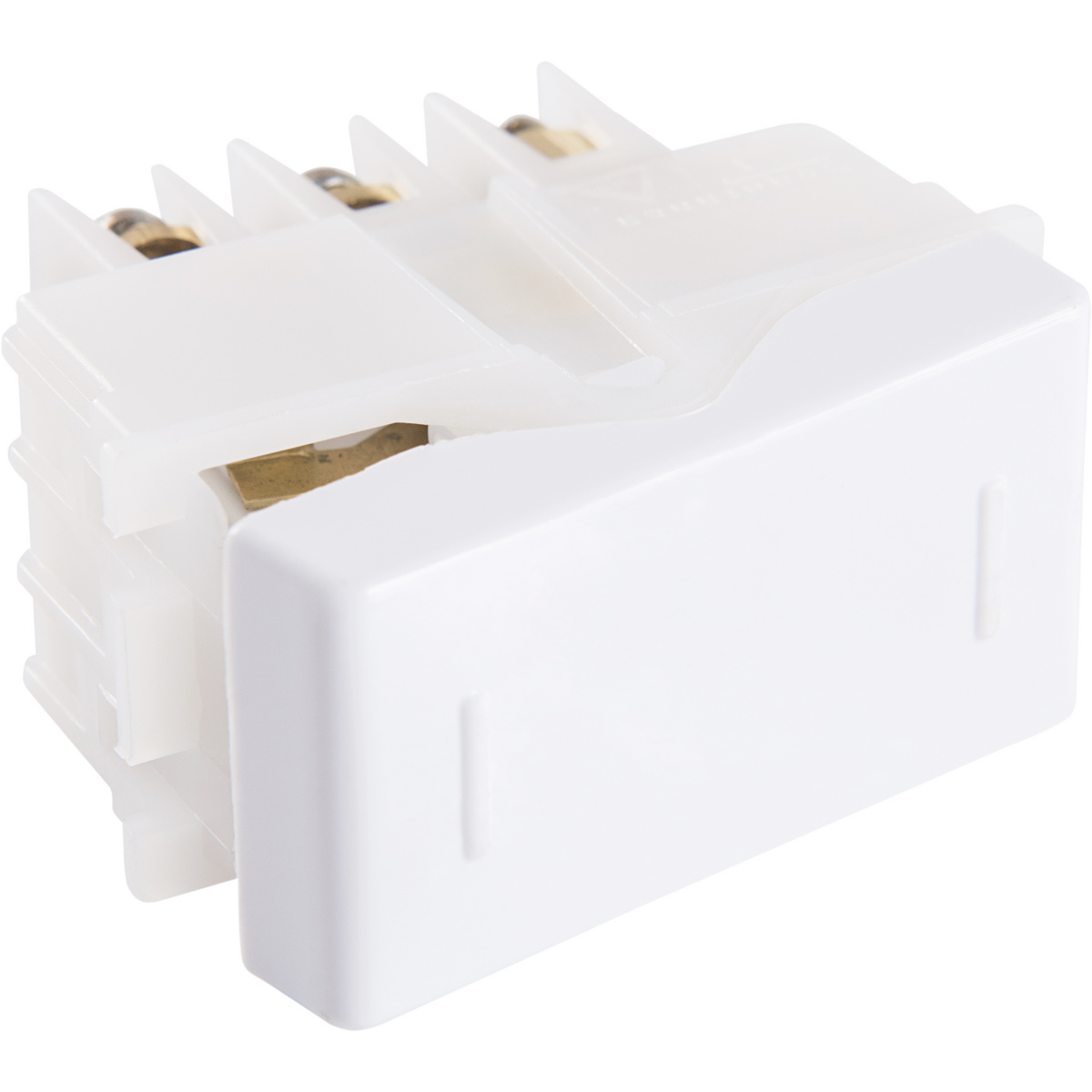 M&oacute;dulo Interruptor Intermedi&aacute;rio Tramontina 10 A 250 V  Branco Cor Branco - SKU 57115003 - 1 image number 0