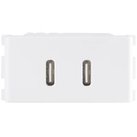 M&oacute;dulo 2 Tomadas USB-C 2 A Bivolt Tramontina  Branco - SKU 57115020 - 4 image number 3