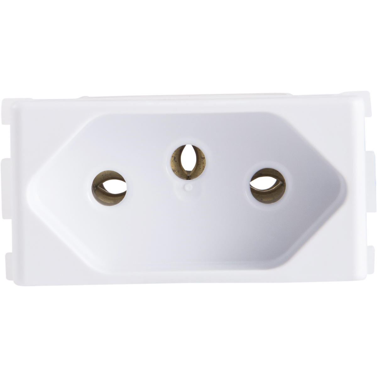 M&oacute;dulo Tomada 2P+T Tramontina 10 A 250 V Branco Cor Branco - SKU 57115030 - 2 image number 1