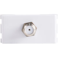 M&oacute;dulo para Tomada TV SAT Coaxial Direta Tramontina Branco Cor Branco - SKU 57115042 - 2 image number 1