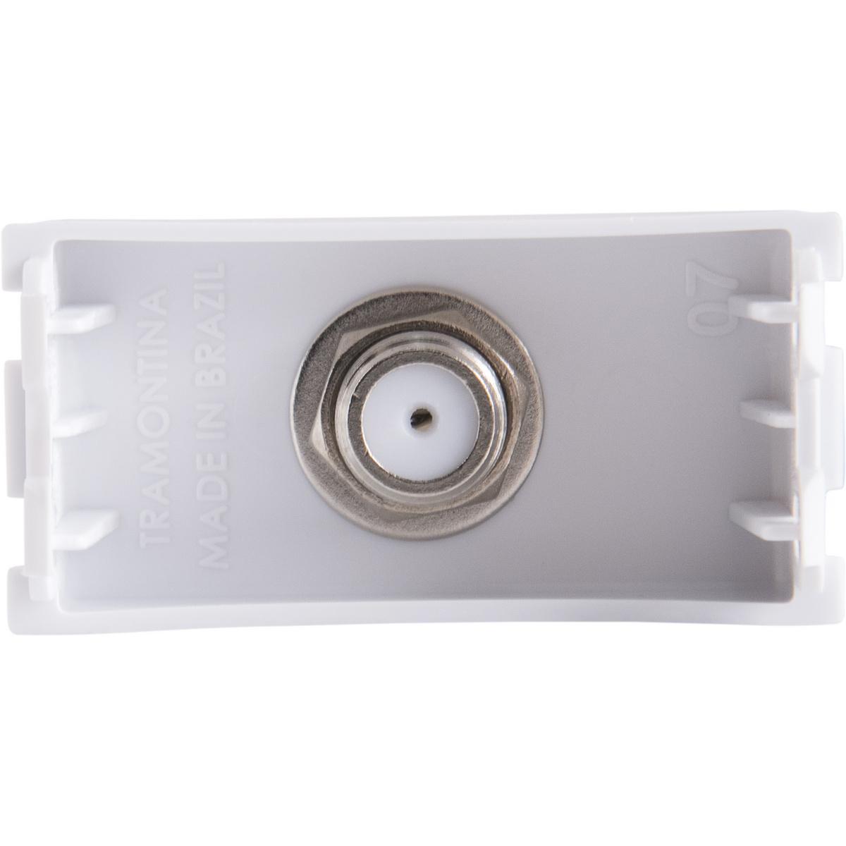 M&oacute;dulo para Tomada TV SAT Coaxial Direta Tramontina Branco Cor Branco - SKU 57115042 - 4 image number 3