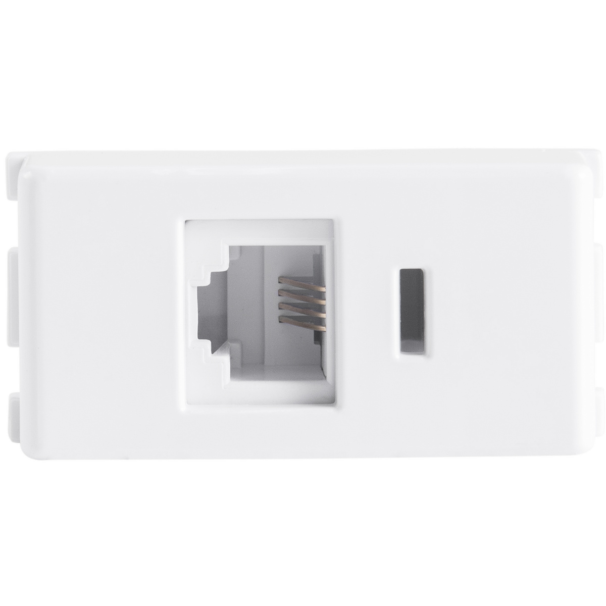 M&oacute;dulo para Tomada de Telefone RJ 11 Tramontina Branco Cor Branco - SKU 57115051 - 2 image number 1