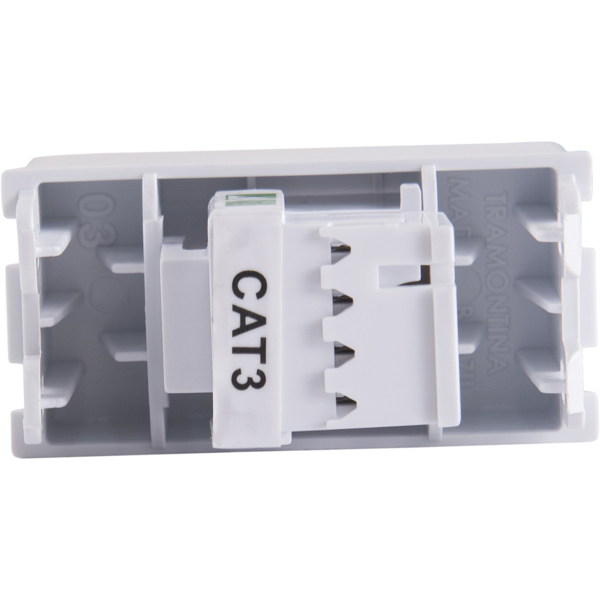 M&oacute;dulo para Tomada de Telefone RJ 11 Tramontina Branco Cor Branco - SKU 57115051 - 4 image number 3