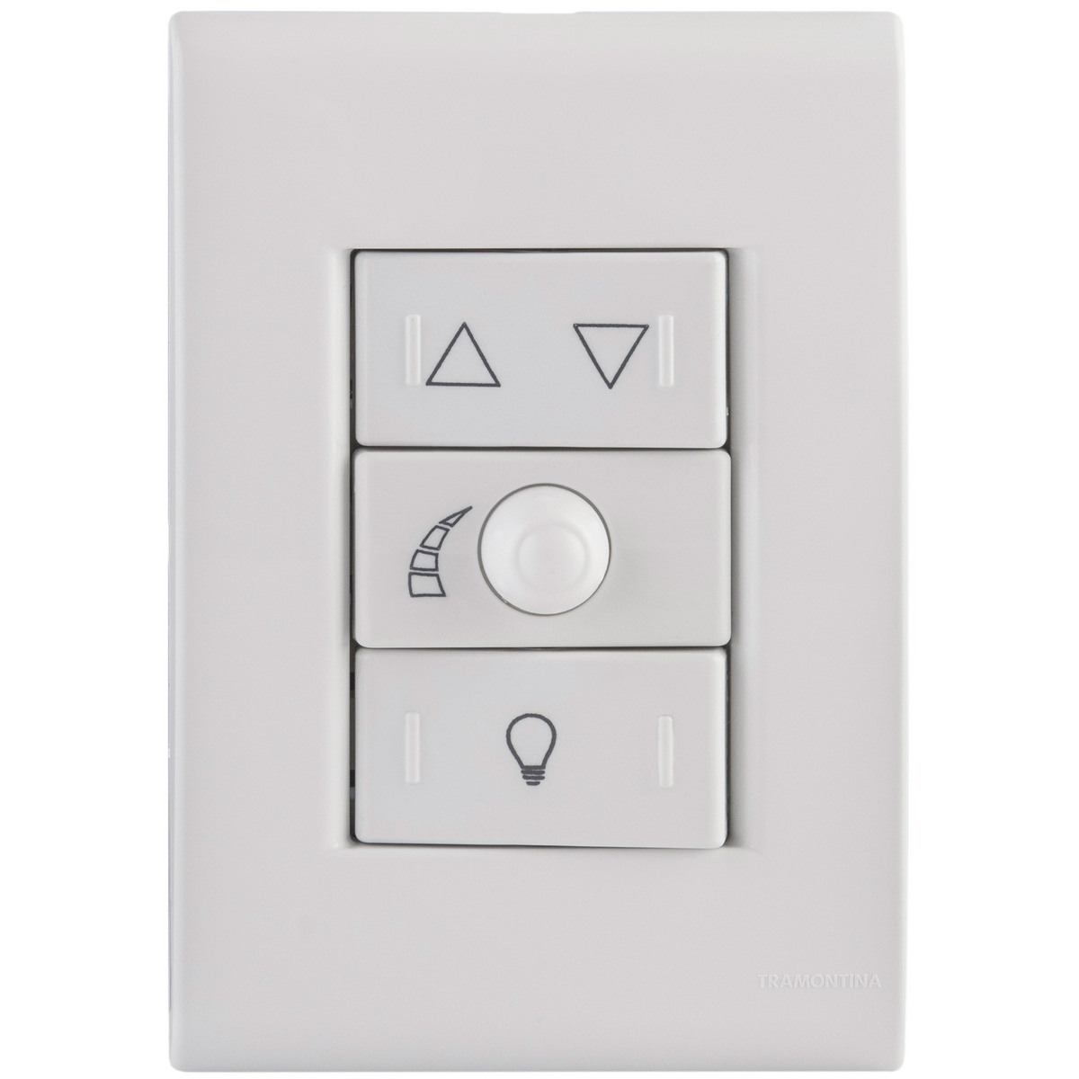 Conjunto 4x2 Variador de Ventilador Bivolt Tramontina Liz Branco