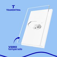 Tomada Onne Smart 2P+T Tramontina 10 A 250 V Branca Cor Branco - SKU 57199012 - 8 image number 7
