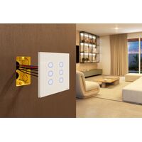 Interruptor Onne Touch Smart 4x4 Tramontina Branco com 6 Teclas Cor Branco - SKU 57199201 - 7 image number 6