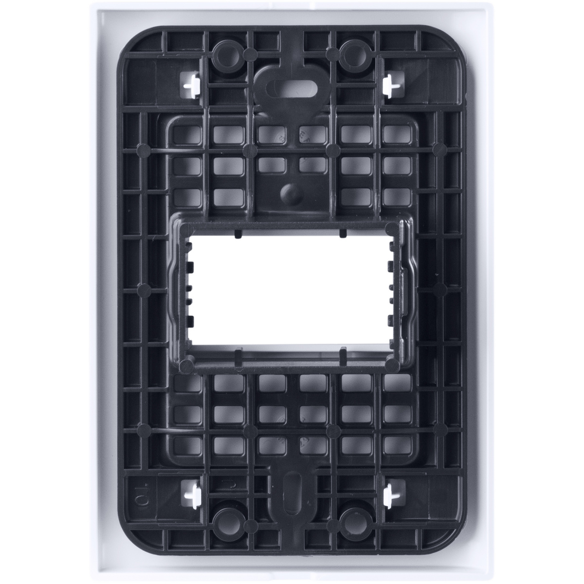 Placa 1 Posto Horizontal Tramontina Giz com Suporte Nude Soft Touch - SKU 57200232 - 3 image number 2