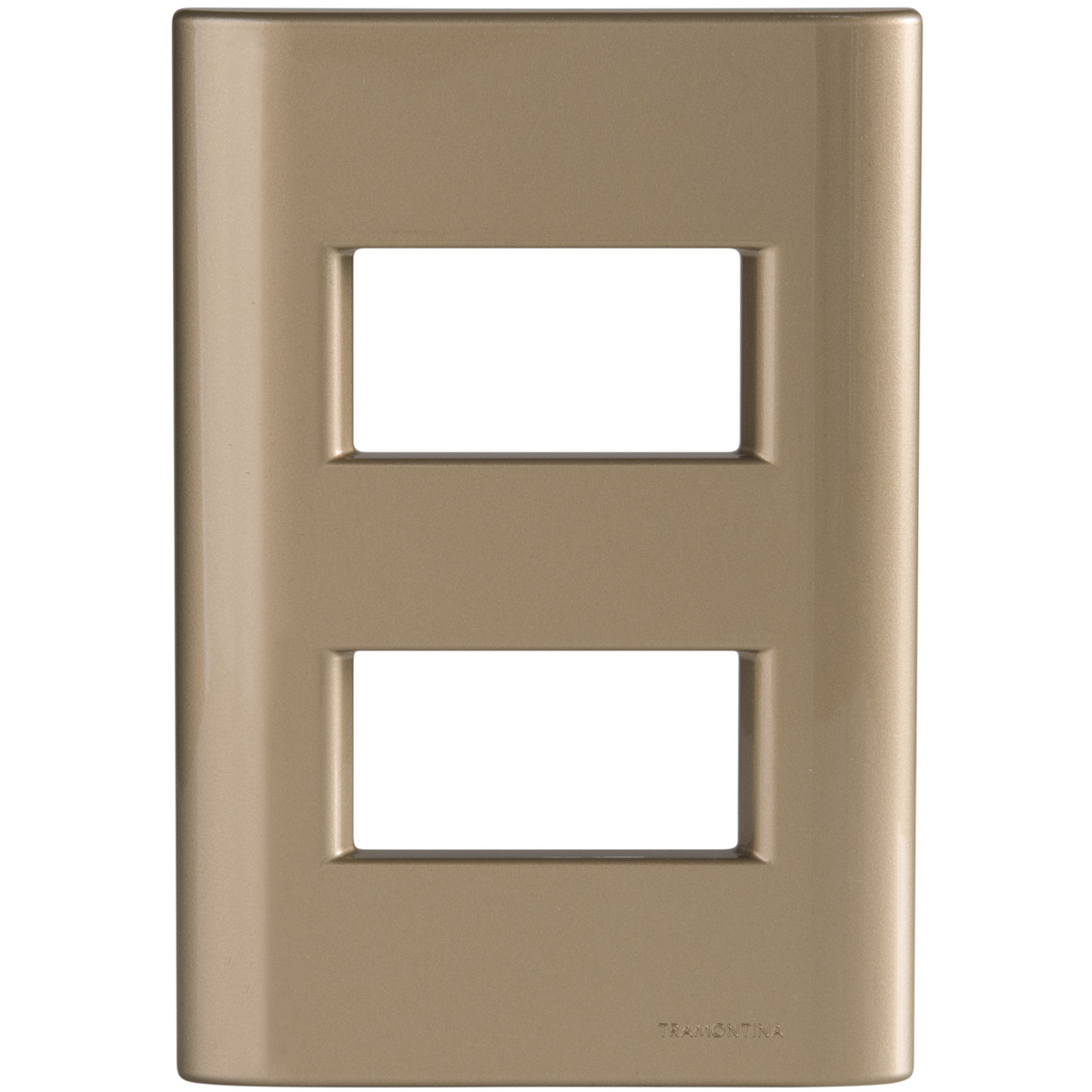 Tapa 2 Puestos Alejados Tramontina Giz con Soporte Oro Metalizado