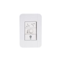 Tramontina Tablet white 4x2 set with fan control switch 110 V