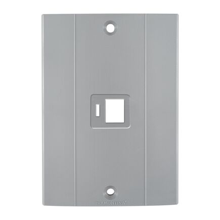 Tramontina Grey RJ45 Outlet Cover for Plastibox Conduit Box | Tramontina