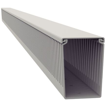 Canaleta para Painel Aberta 50x80x2000 mm Tramontina Cinza