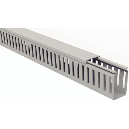 Cablecanal para Panel Tramontina Semiabierto Gris 30x50x2000 mm