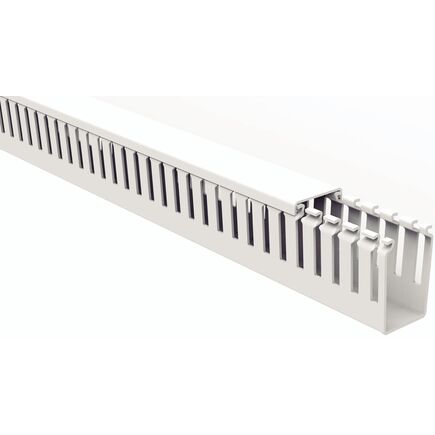 Cablecanal para Panel Tramontina Abierto Blanco 30x50x2000 mm