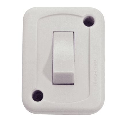 Interruptor de Sobrepor 1 Tecla Simples 10 A 250 V Tramontina Branco