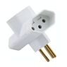 Plug T 2P+T 10A 250V~ white color
