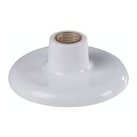 Tramontina ceiling lamp holder in white polycarbonate E27 100W