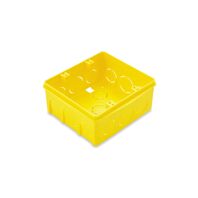 Caja de Embutir Cuadrada 4 x 4 Tramontina Amarilla