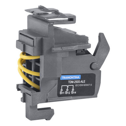 Contato de Alarme TDM Tramontina para Disjuntor Caixa Moldada Frame 250 A Lado Esquerdo - SKU 58014236